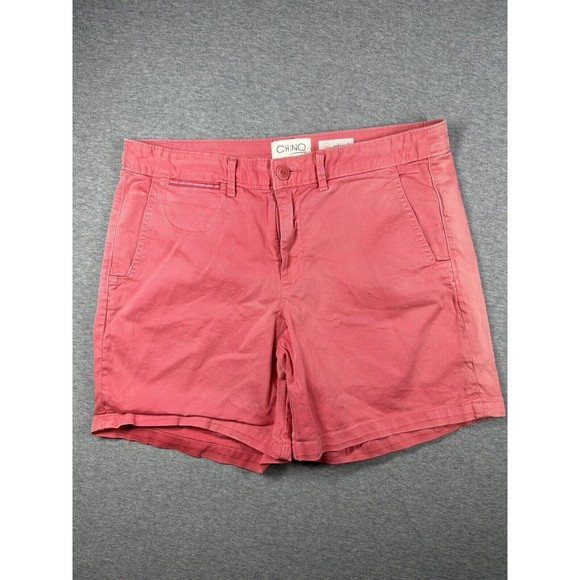 Chino by Anthropologie Shorts Women's 29 Coral‎ Faded Relaxed - Picture 1 of 9